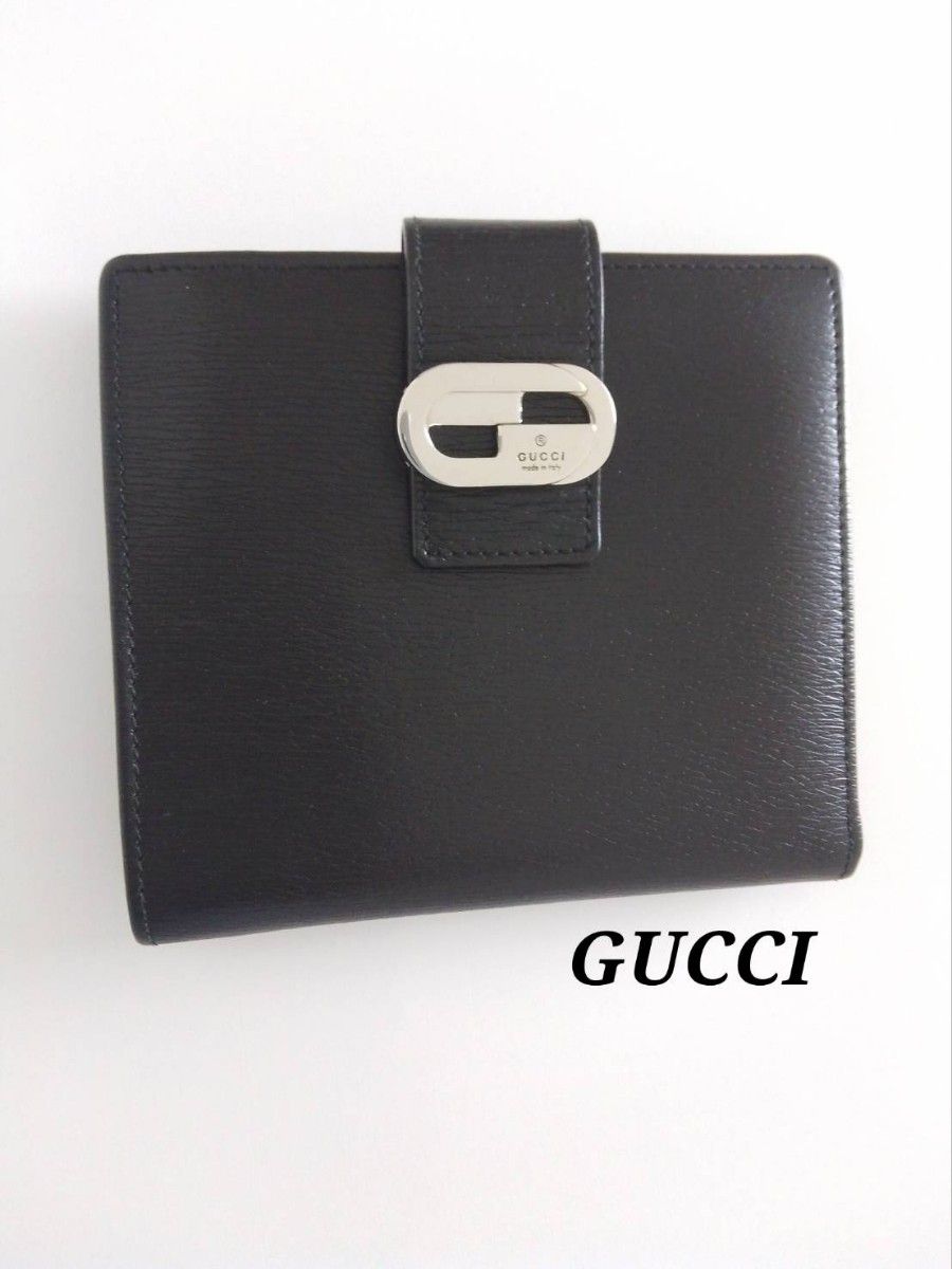 GUCCI　グッチ　レザー　コンパクトウォレット