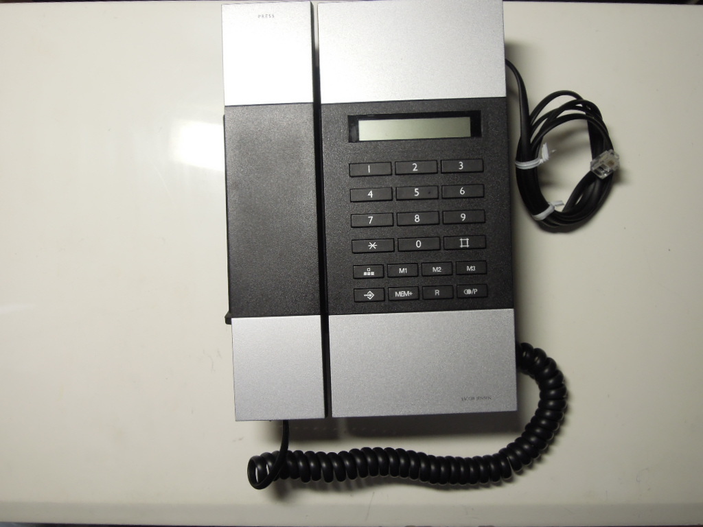 ●USED美品 JACOB JENSEN/ヤコブイェンセン T-3電話機 TP0062/JJ Telephone3 Product by Bell Xpress A/S _2_画像1