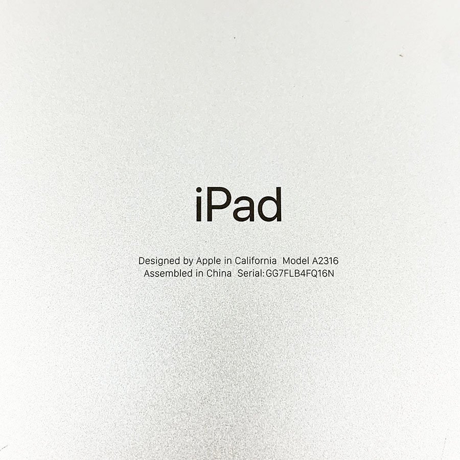 Apple アップル iPad Air 第4世代 Wi-Fi 64GB MYFN2J/A A2316 10.9