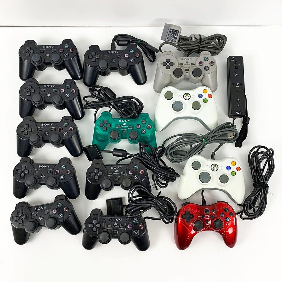 ジャンク品 ゲーム機 コントローラー 14個セット◇PS3 DUALSHOCK3 PS2