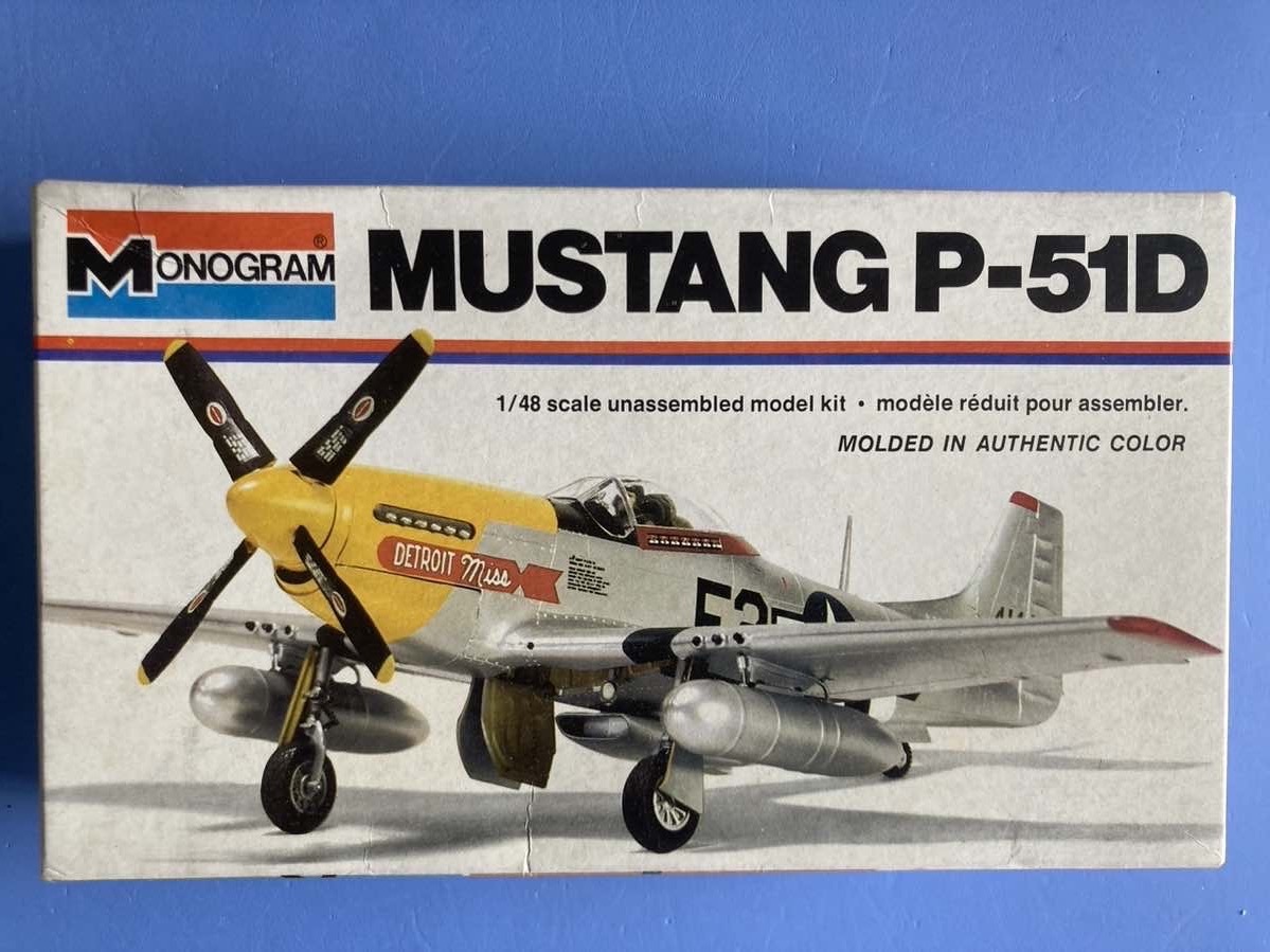 P-51D ムスタング　1/48 モノグラム　　　％AM_画像1
