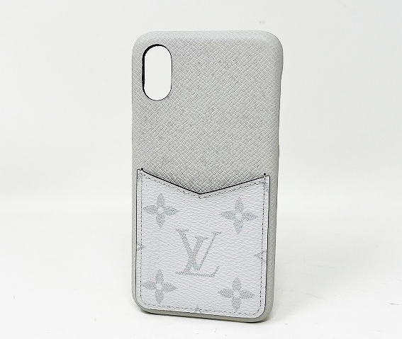 Louis Vuitton iPhone Case Monogram Antarctica Taiga XS MAX White