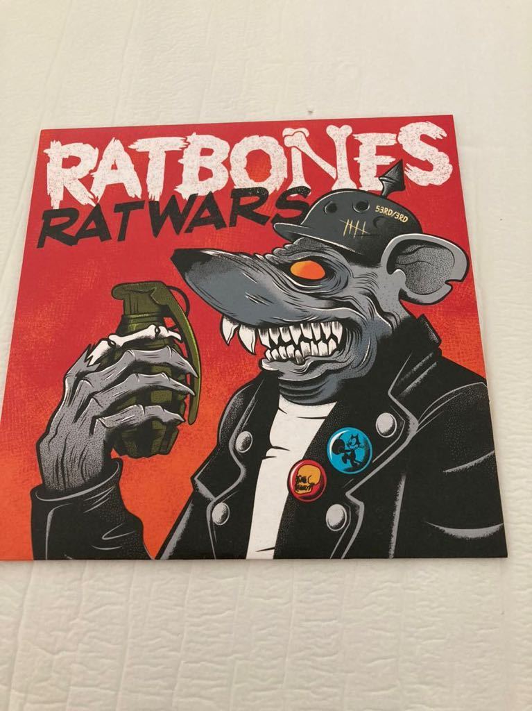 Ratbones 「Ratwars 」7ep punk pop italy ramones melodic rock queers screeching weasel manges apers_画像1