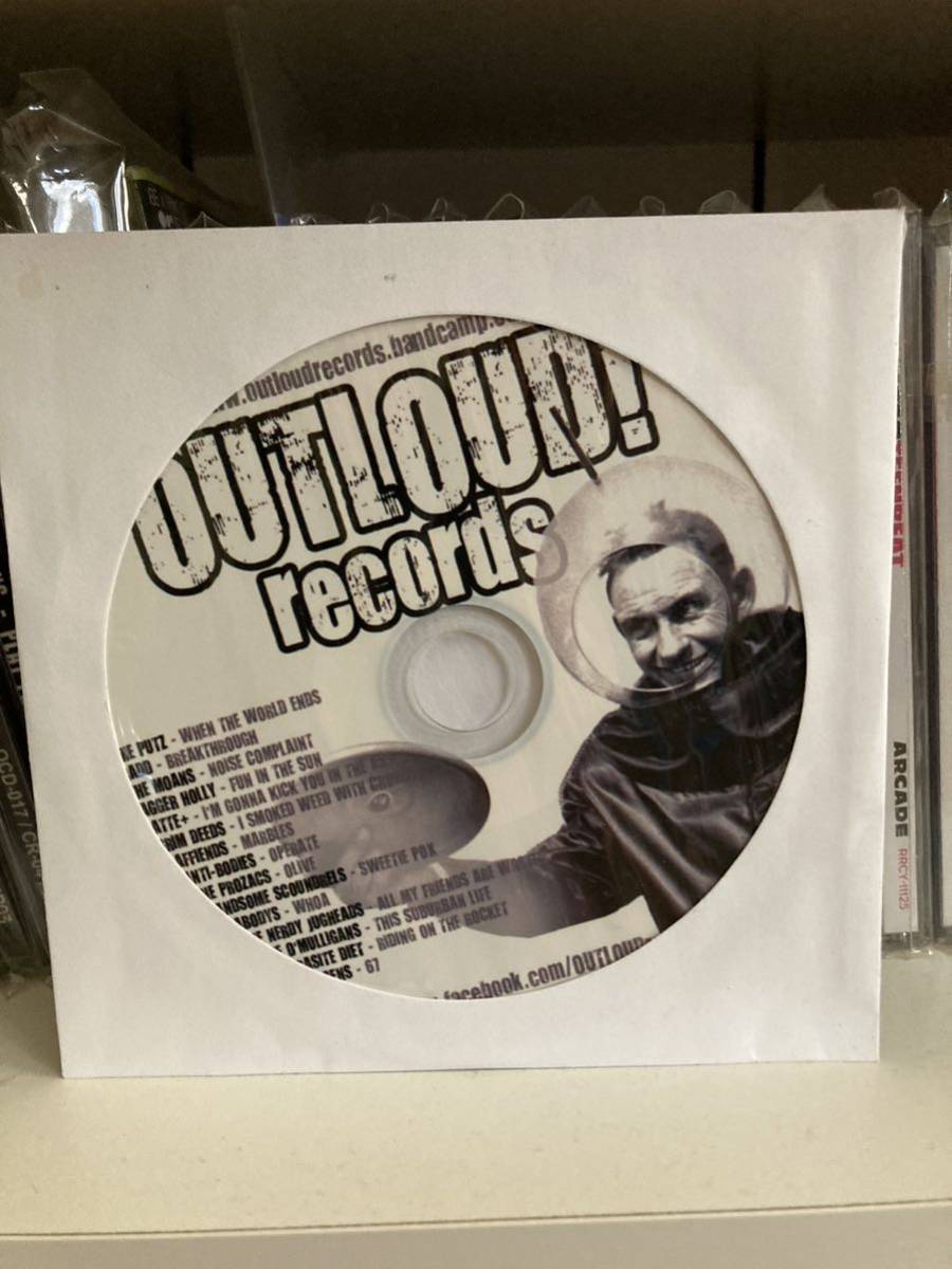VA 「Outloud! Records Sampler 2017 」CD pop punk putz moans prozacs nerdy jugheads ramones ramonescore hardcore_画像1