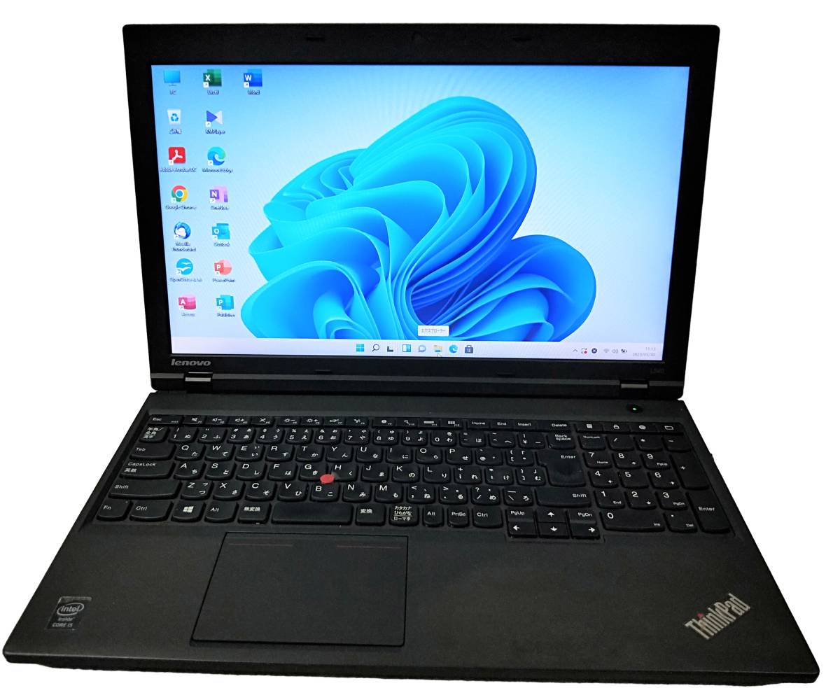 ★【驚速 Lenovo L540 i5-4200M 2.50GHz x4+8GB+SSD480GB 15.6インチノートPC】Win11+Office2021 Pro■D053008の画像1