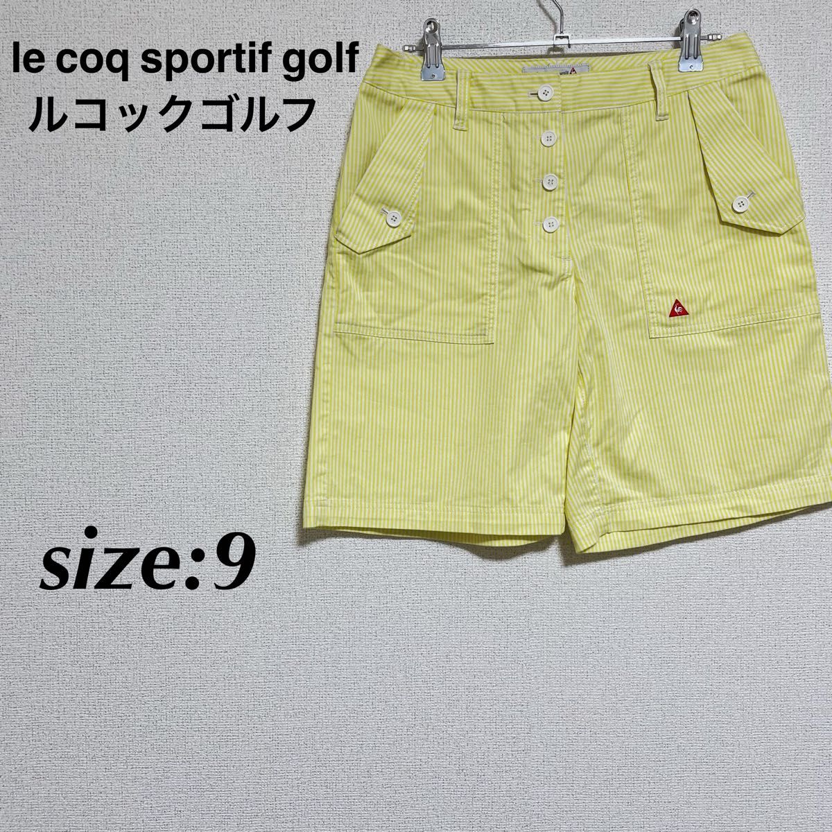 le coq sportif golf ルコック ゴルフパンツ ショートパンツ ハーフパンツ ストライプ柄