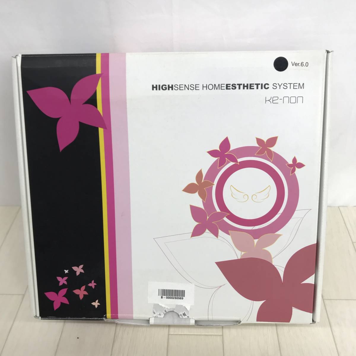 T2234○ke-non ケノン 家庭用フラッシュ式脱毛器 NIPL-2080○ブラック