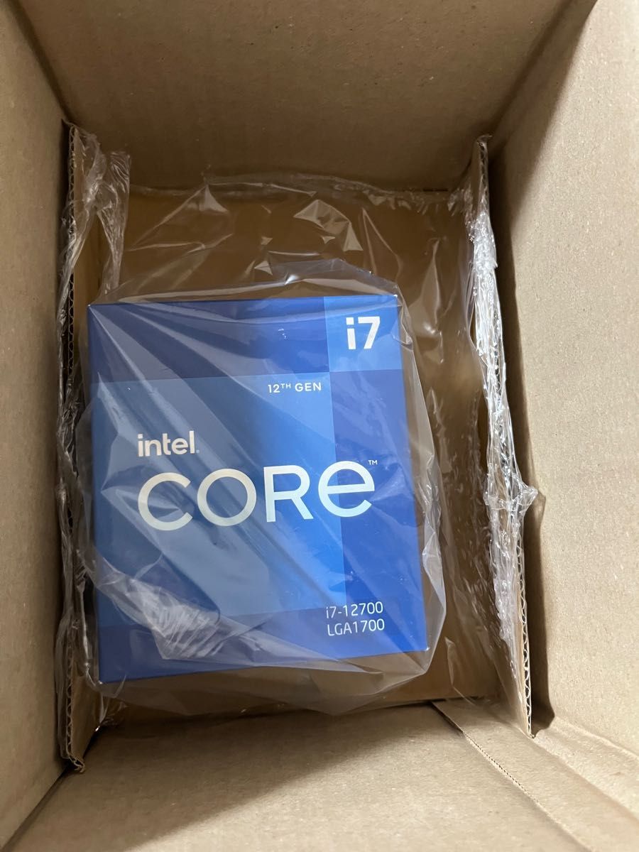 新品未開封　インテル　Core i7 12700 BOX