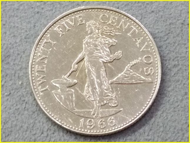 Yahoo!オークション - 【フィリピン 25センタボ 硬貨/1966年 Yahoo!オークション - 【フィリピン 25センタボ 硬貨/1966年