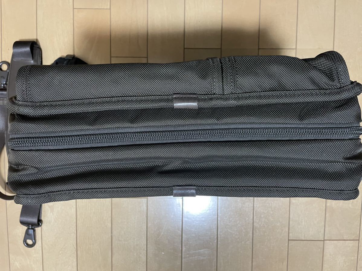 美品 TUMI ALPHA エクスパンダブル 茶 ブラウン アルファ 26141_画像4