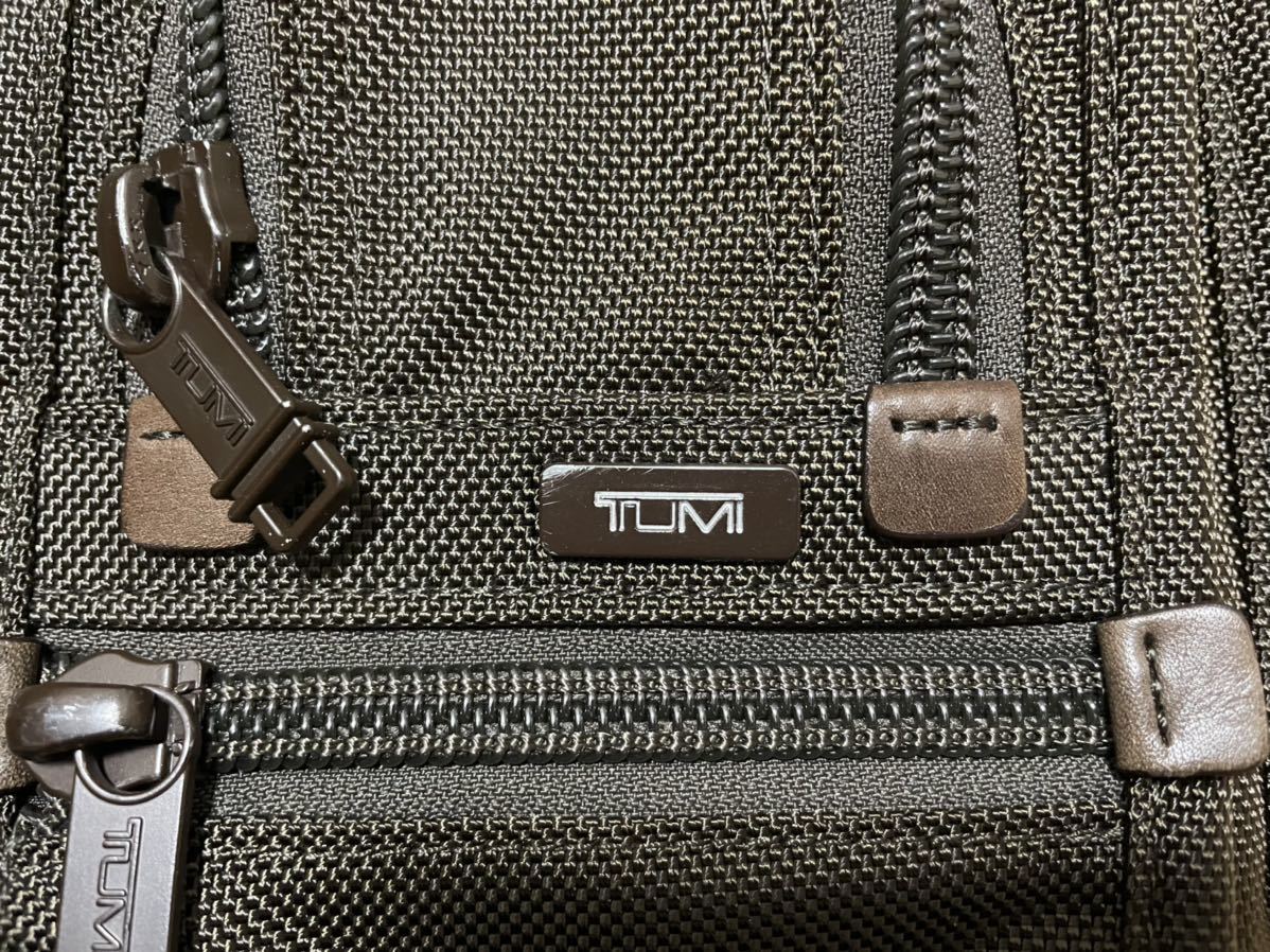 美品 TUMI ALPHA エクスパンダブル 茶 ブラウン アルファ 26141_画像7