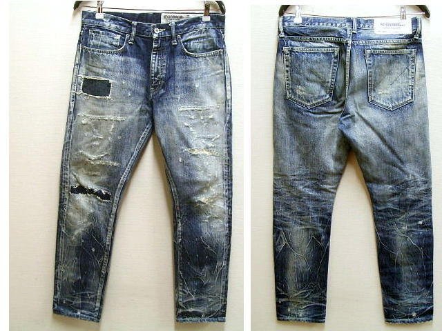 * быстрое решение [S]NEIGHBORHOOD 20SS BULLET SAVAGE.DP NARROW/14OZ-PT narrow Savage Denim 201XBNH-PTM15 брюки #3142