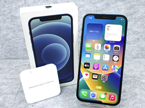 国内版 SIMフリー iPhone12 128GB ブラック MGHU3J/A SIMフリー 本体