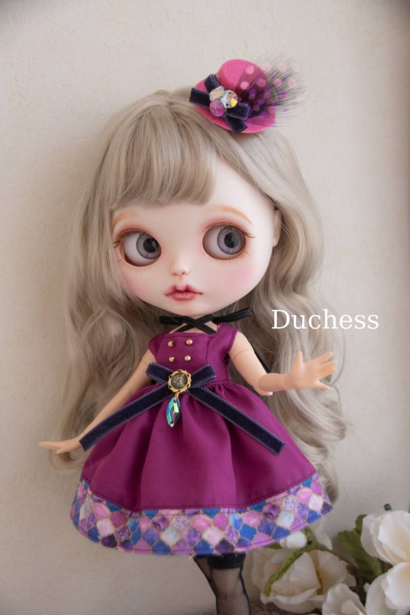  Blythe OF* наружный Fit * европейская одежда *pio колено лиловый mo rocker n платье 