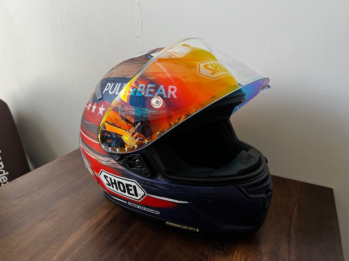 X14/Z7 ミラーシールド SHOEI ヘルメット シールド クリアレッド X14/Z7 ミラーシールド SHOEI ヘルメット シールド クリアレッド