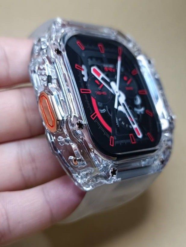 49mm クリアRG apple watch ultra アップルウォッチウルトラ ケース カバー ゴールデンコンセプト 好きに