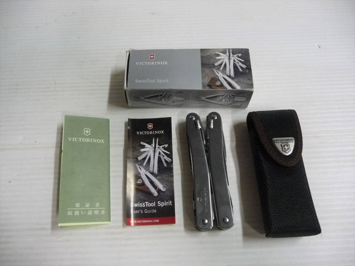 最初の □未使用 VICTORINOX ビクトリノックス SWISSTOOL Spirit