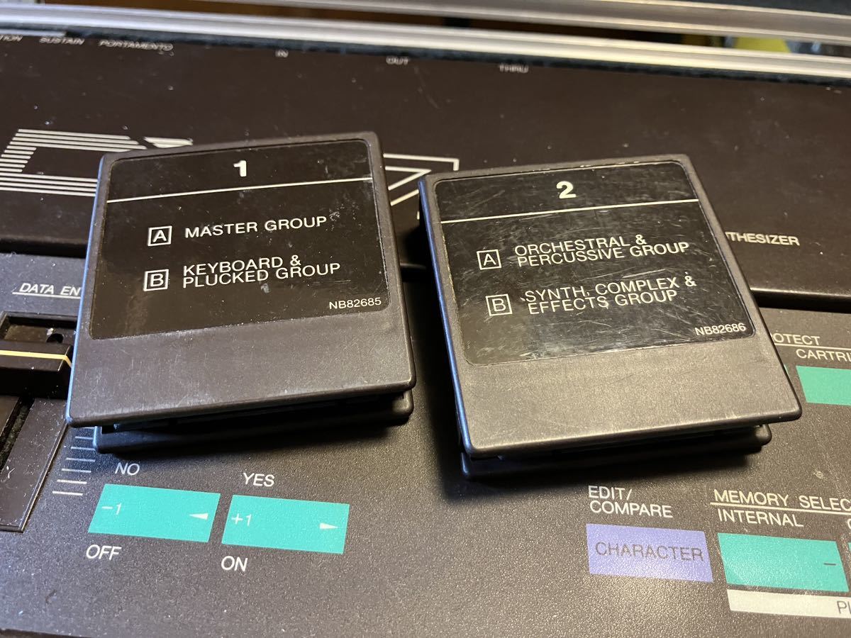 【即決・送料込み】YAMAHA DX7 VOICE ROM 1、2 セットヤマハ Cartridge 002_画像2