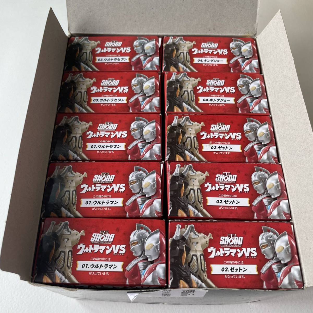 箱売り】掌動SHODO ウルトラマンVS 全4種入 フィギュア 箱売り】掌動SHODO ウルトラマンVS 全4種入 フィギュア