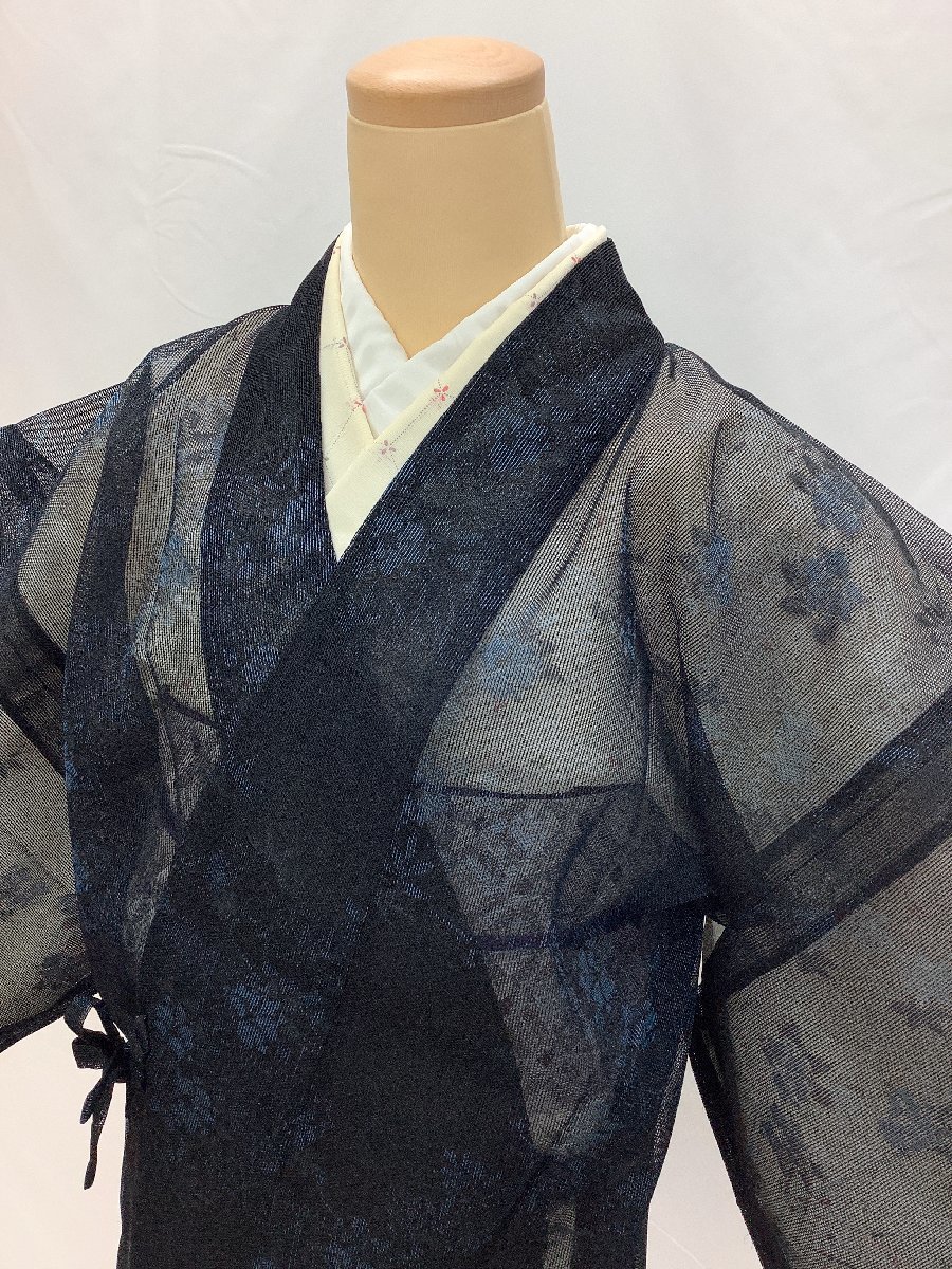 着物cocon☆新品☆道中着☆洗える着物☆和装コート/夏物/単衣/紗