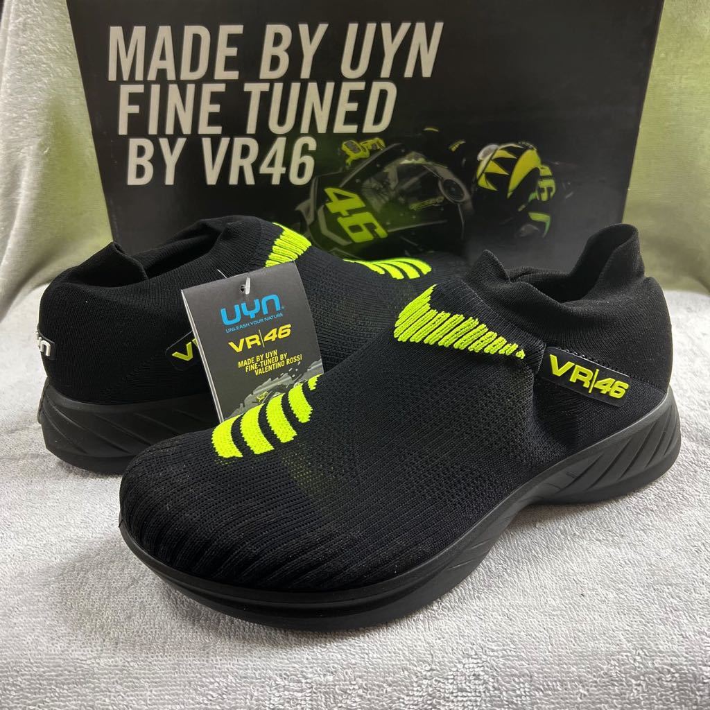 限定コラボ VR46×UYN ソックライナーシューズ 27.0cm 42 バレンティーノ・ロッシ スニーカー シューズ スリッポン 箱/タグ付き A50615-24