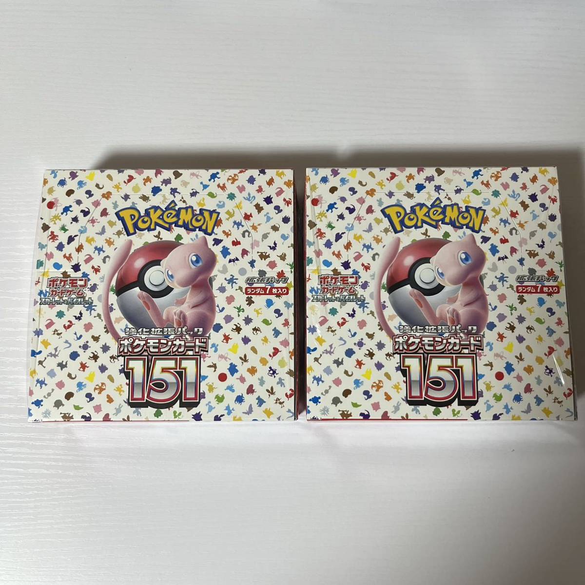 シュリンク付き】151 BOX ポケモンカードゲーム スカーレット