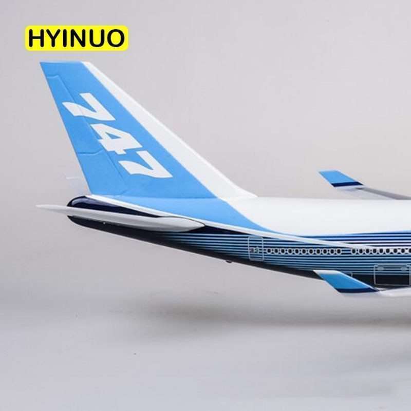 1/150 scale 47 centimeter airplane bo- wing B747 aircraft die-cast 