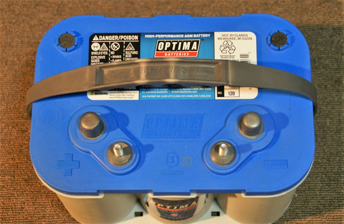 OPTIMA BLUE TOP Optima blue top D34M deep cycle battery marine 