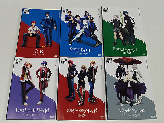 DVD「K SEVEN STORIES」全6巻 (レンタル落ち) トールケースなし | www