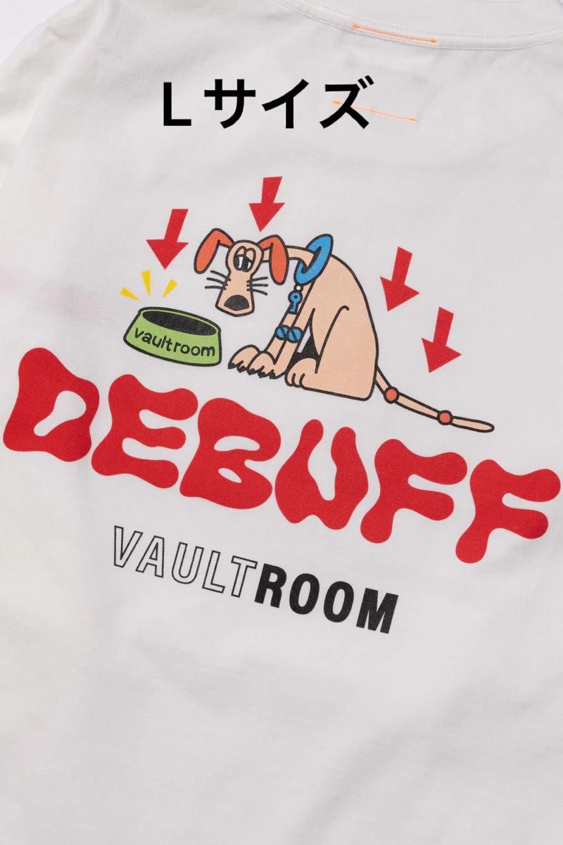 vaultroom DEBUFF BIG L/S TEE / WHT