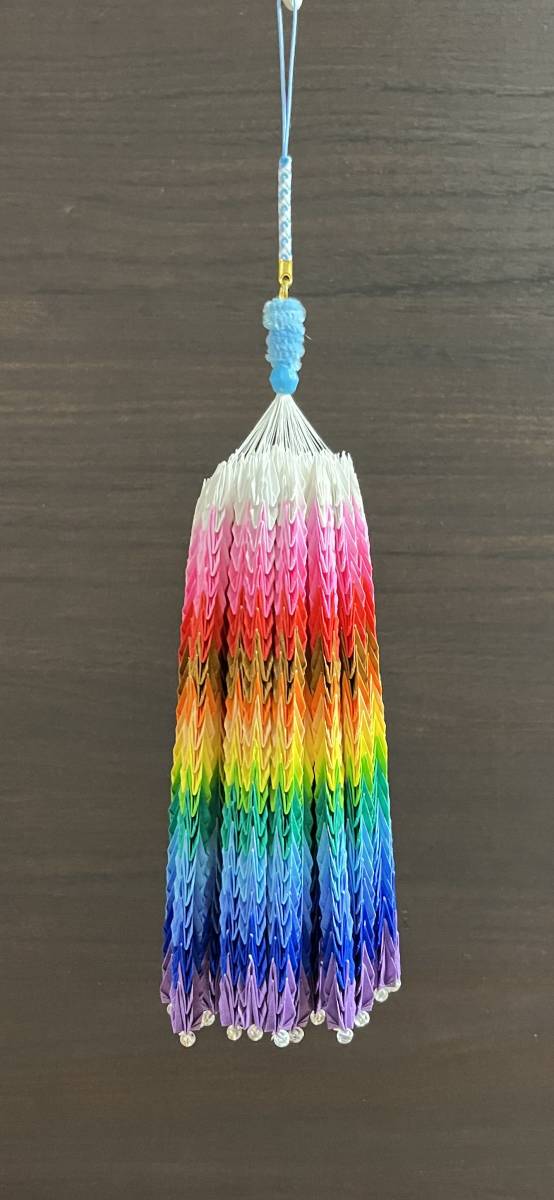 { small thousand feather crane 15 color 1000 feather }①-3