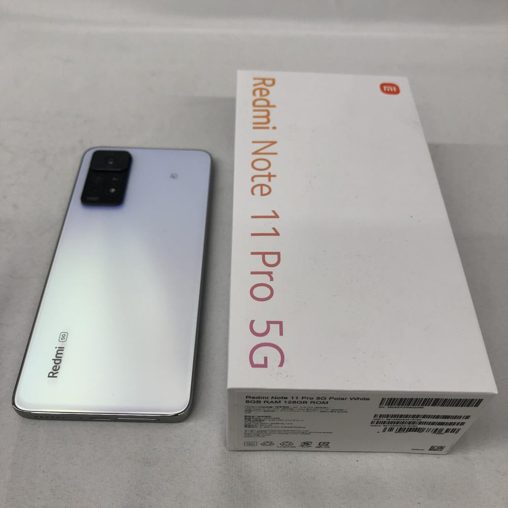 高価値セリー 【中古】【SIMフリー】○Redmi Note 5G(ポーラーホワイト