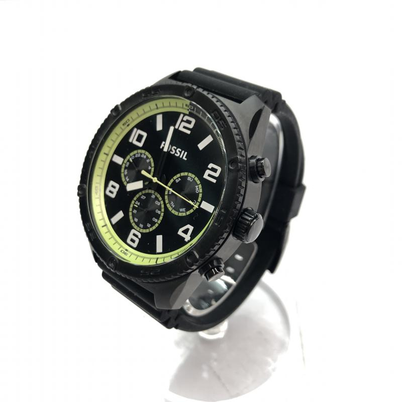 【中古】Brox Multifunction Black Silicone Watch BQ2534 252003[240091323952]