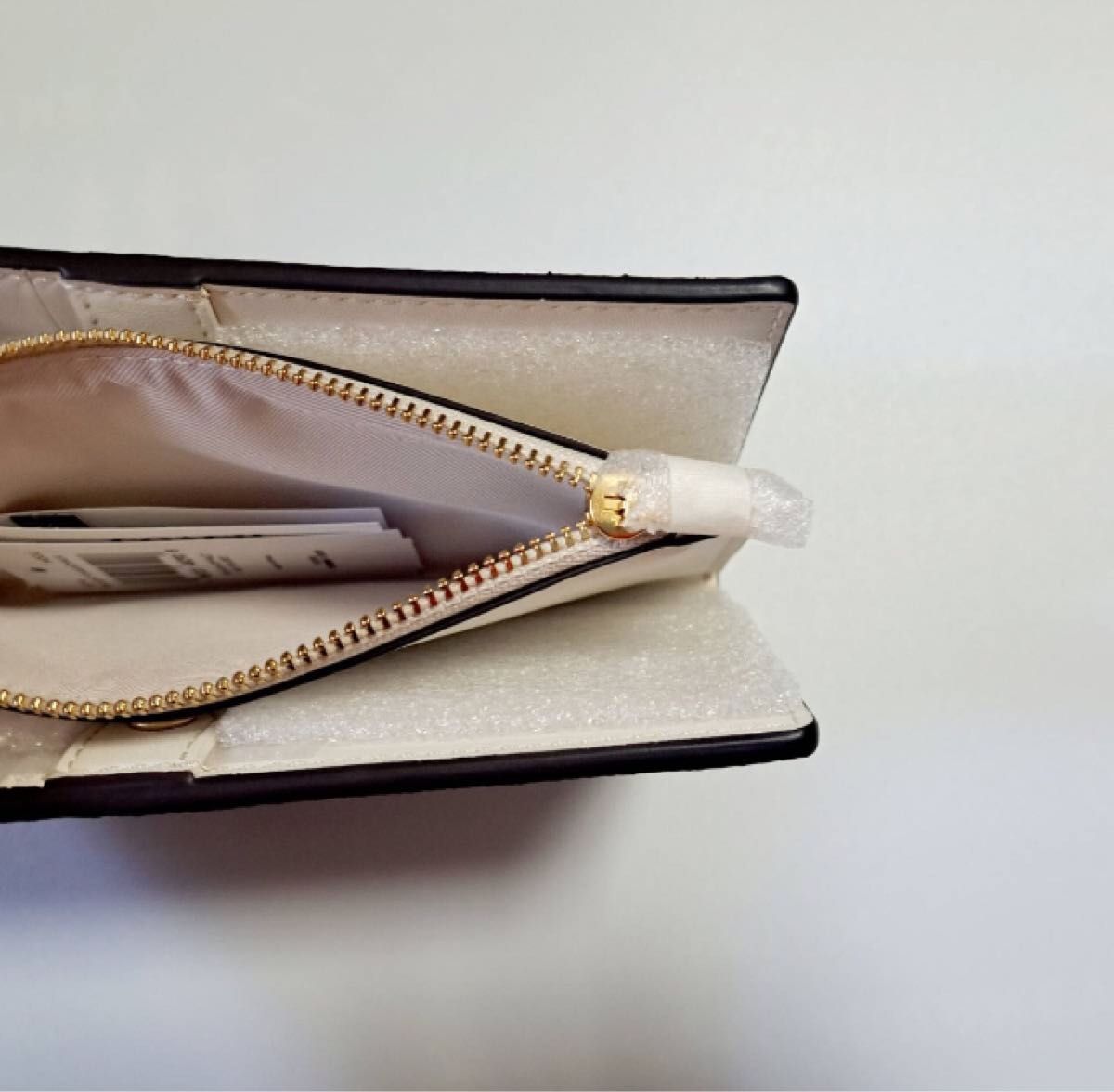 【鑑定済】coach コーチ 長財布 ライトカーキ 未使用 CO-029