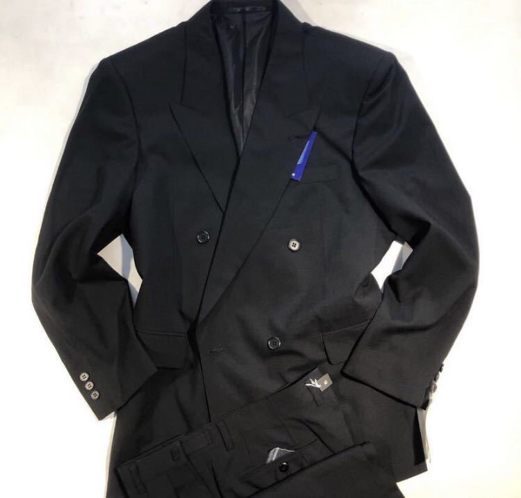 【通販激安】 ウール 2タック ノーベンツ 背抜き 黒フォーマル 【サイズAB5★激的に軽い礼服】4Bダブルスーツ 新品 超軽量ソフトスーツ 冠婚葬祭 ウール ブラックスーツ 【通販激安】 ウール 2タック ノーベンツ 背抜き 黒フォーマル 【サイズAB5★激的に軽い礼服】4Bダブルスーツ 新品 超軽量ソフトスーツ 冠婚葬祭 ウール ブラックスーツ
