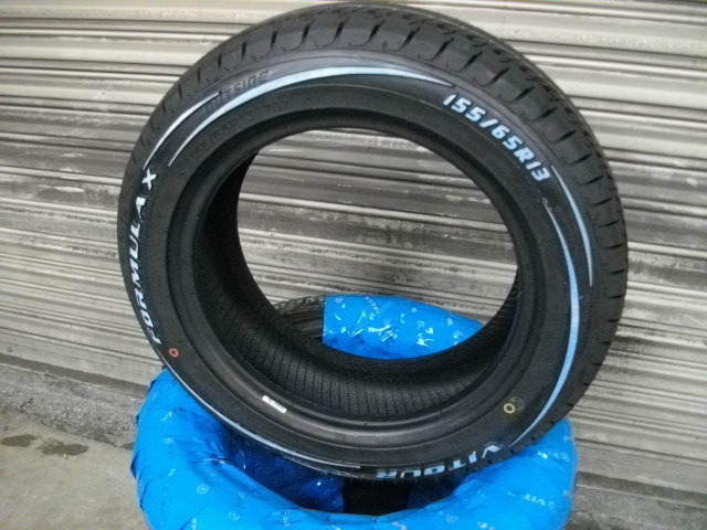 ヴィツアータイヤVITOUR特価セール　FORMULA X　RWL-WSW　205/55R16　4本セット ホワイトレター　_サンプル画像です。