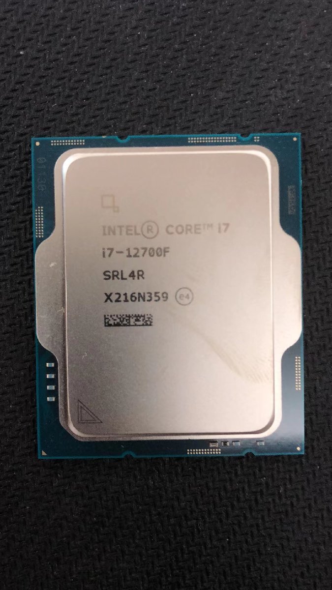 CPU インテル Intel Core I7-12700F プロセッサー 中古 動作未確認
