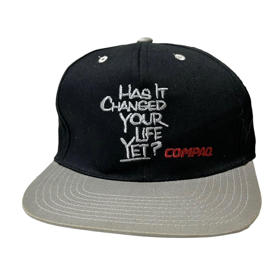 DEAD STOCK 1996 COMPAQ VINTAGE CAP　デッドストック　ヴィンテージ　コンパック　企業ロゴ_画像1