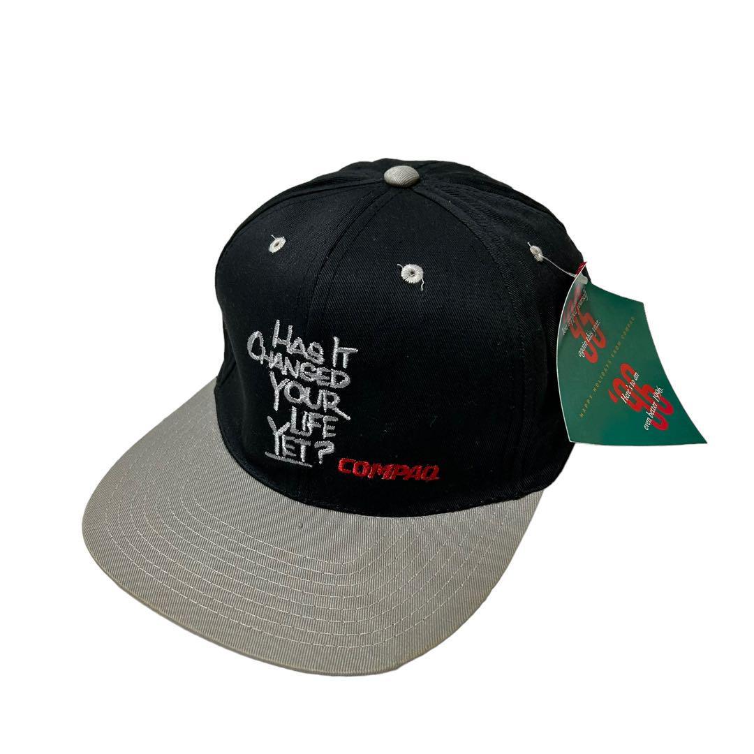 DEAD STOCK 1996 COMPAQ VINTAGE CAP　デッドストック　ヴィンテージ　コンパック　企業ロゴ_画像2