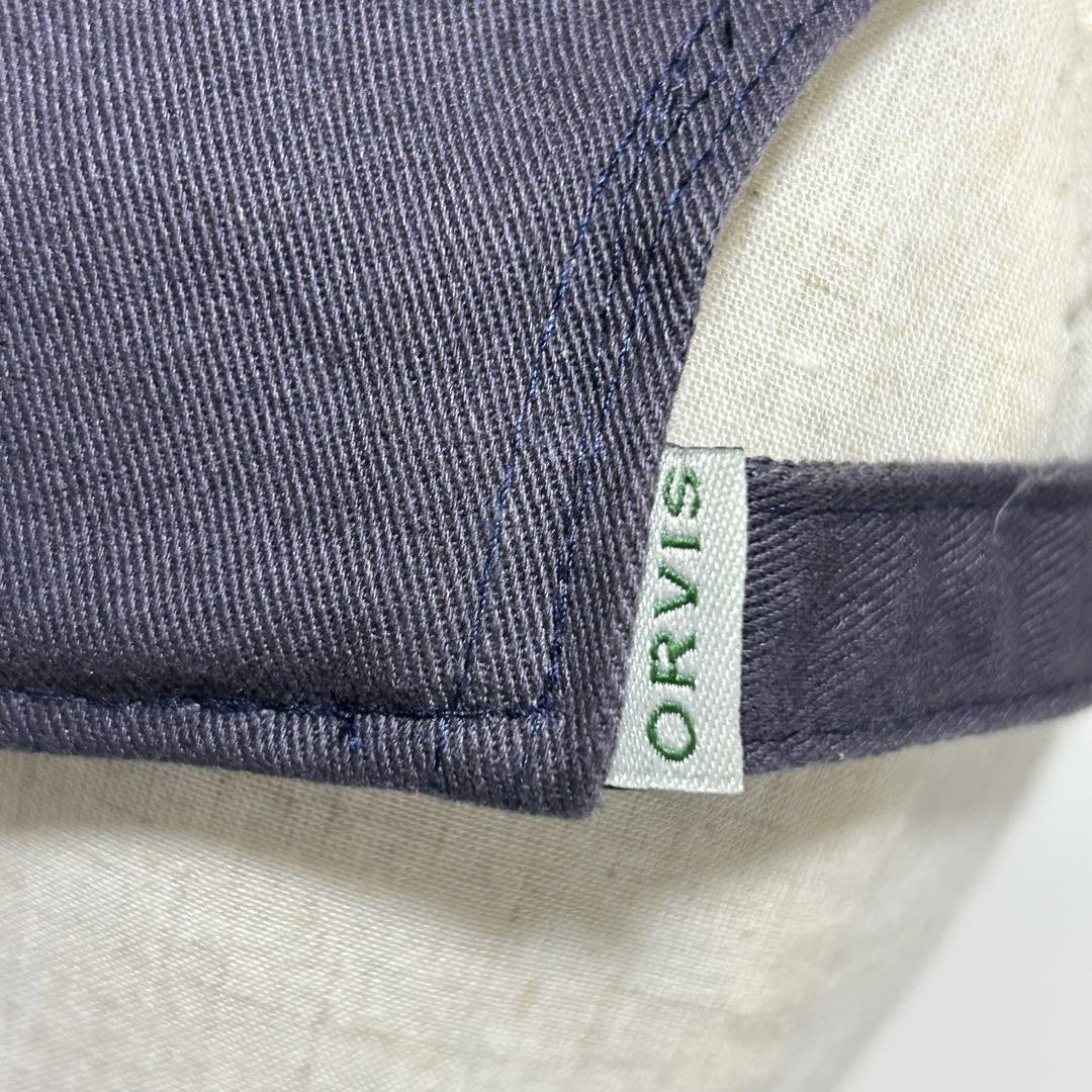 90s 00s ORVIS オービス 犬 刺繍 コットン ベースボールキャップ