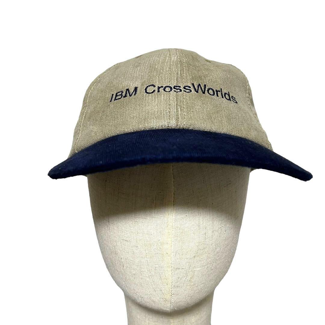 90s】米国製 デッドストック IBM コーデュロイ キャップ MADE IN USA