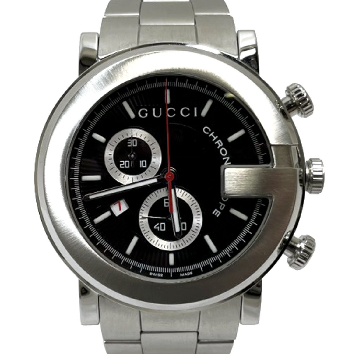 良品 GUCCI G-CHRONO 101M YA101309 付属品あり メンズウォッチ クロノ