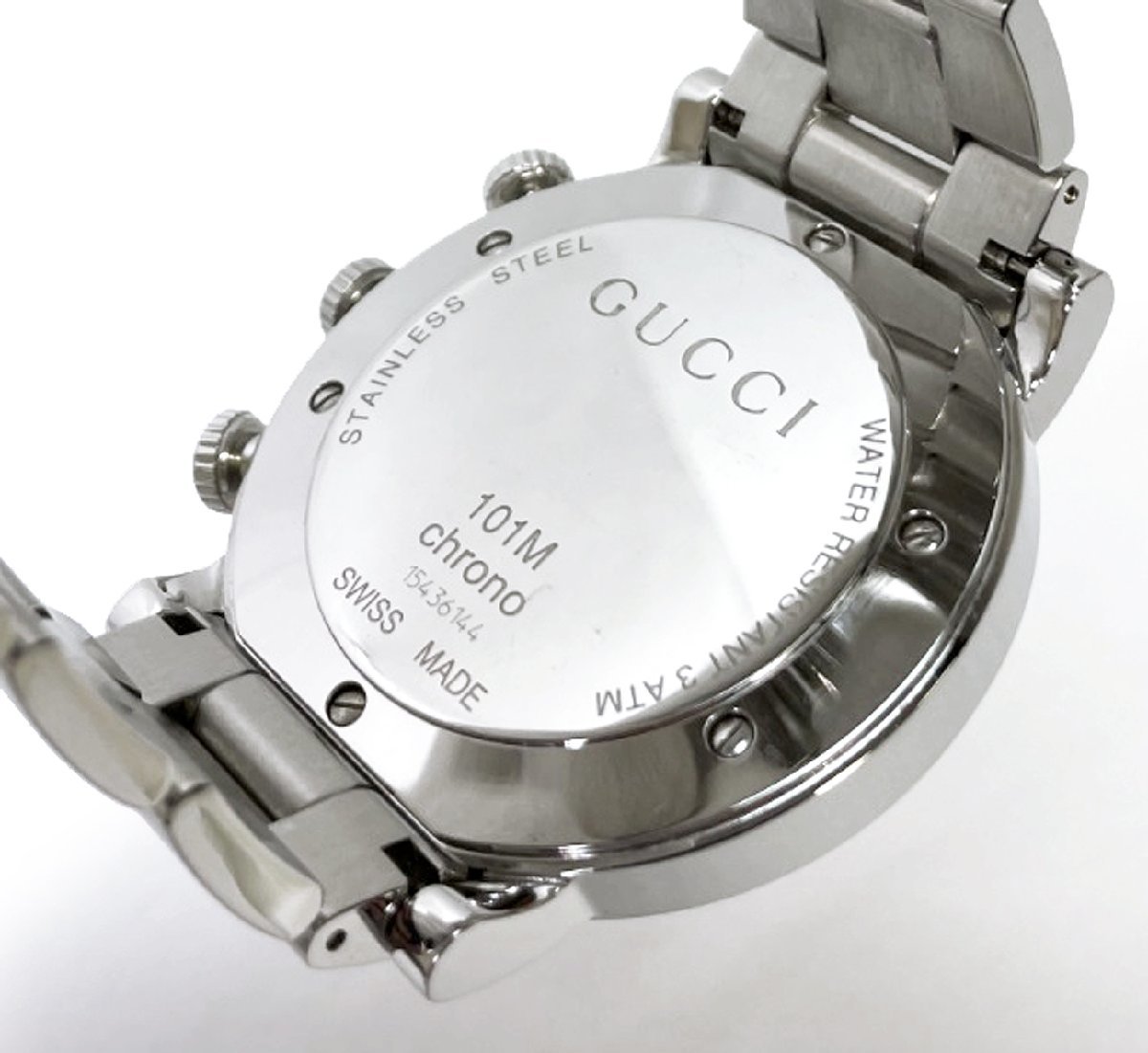 良品 GUCCI G-CHRONO 101M YA101309 付属品あり メンズウォッチ クロノ