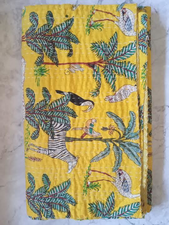 登場! カンタキルト マルチカバー #76 Yellow Tropical ソファカバー 登場! カンタキルト マルチカバー #76 Yellow Tropical ソファカバー