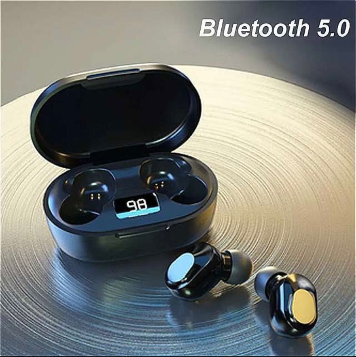 ワイヤレスイヤホン Bluetoothイヤフォン ノイズカット 防水黒色 新品 通販