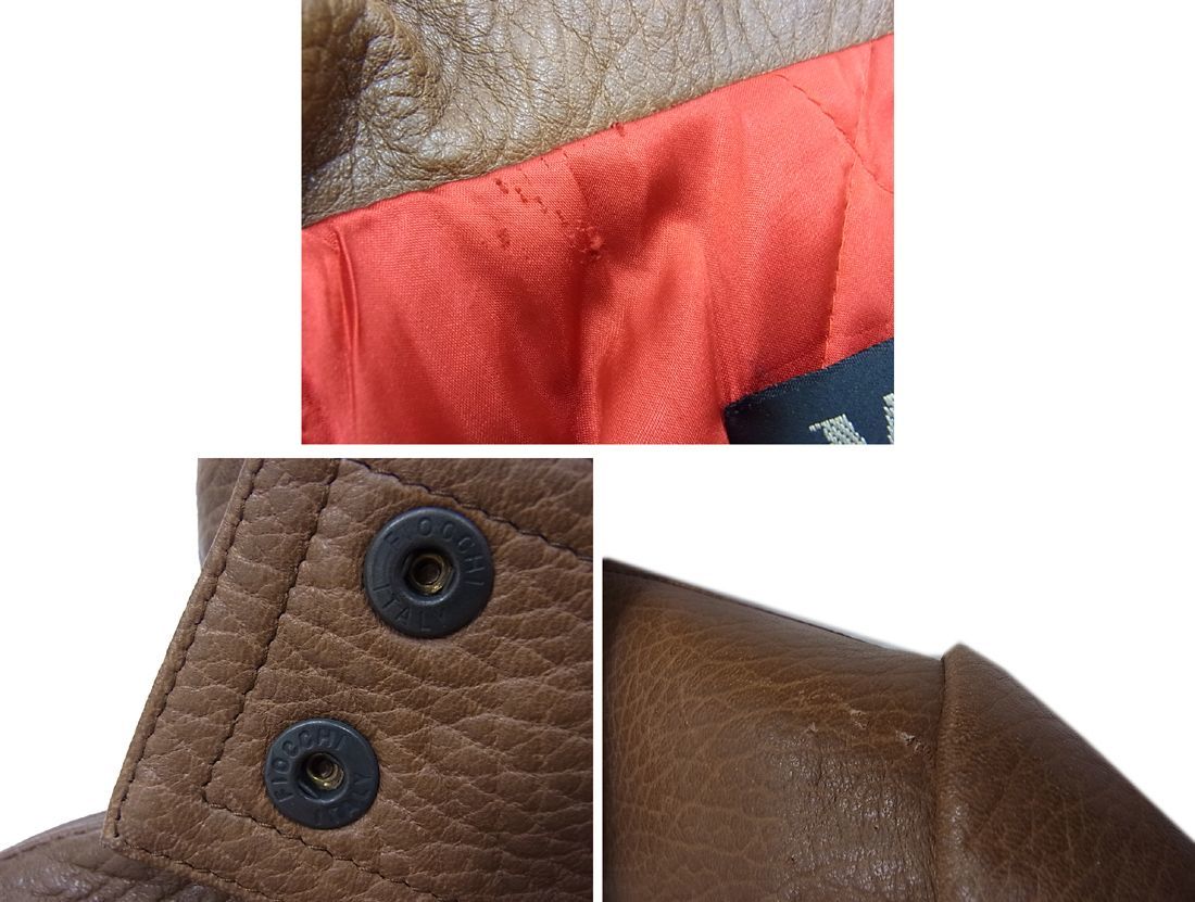 ヴィンテージ 70s 80s 極希少◇MANI Leather by GIORGIO ARMANI レザー