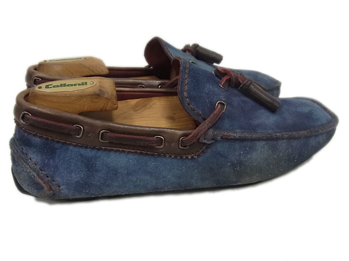 ◇Berluti ベルルッティ サタナイン スエード タッセル ローファー