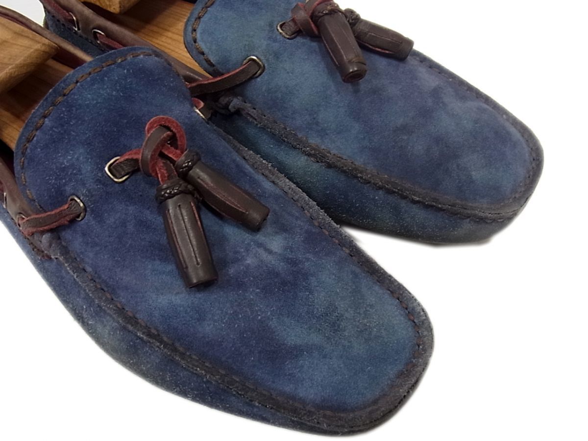 ◇Berluti ベルルッティ サタナイン スエード タッセル ローファー