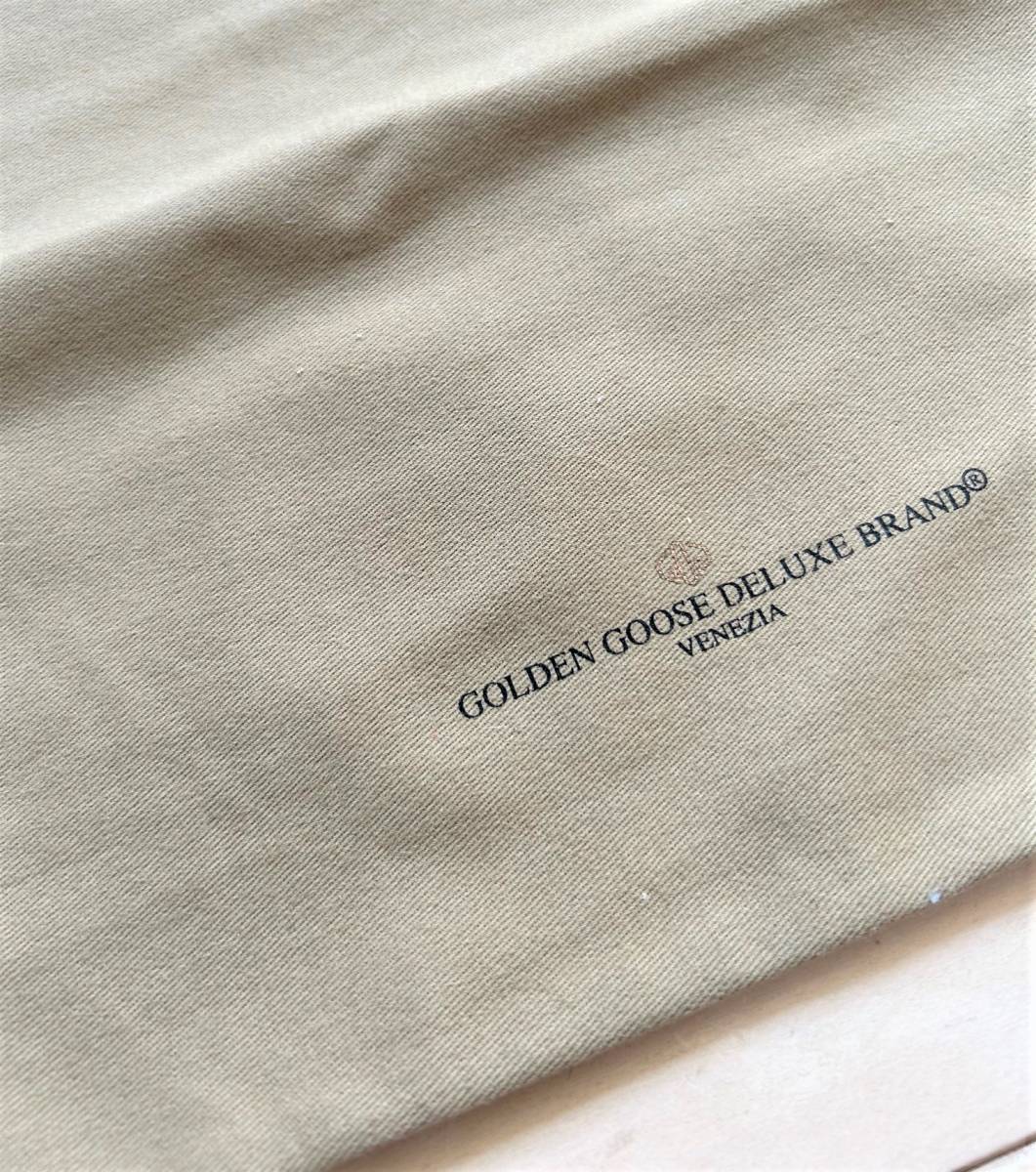 新品同様★GOLDENGOOSE ゴールデングース　巾着袋　保存袋　ブラウン系★L'Appartement/DEUXIEME_画像1