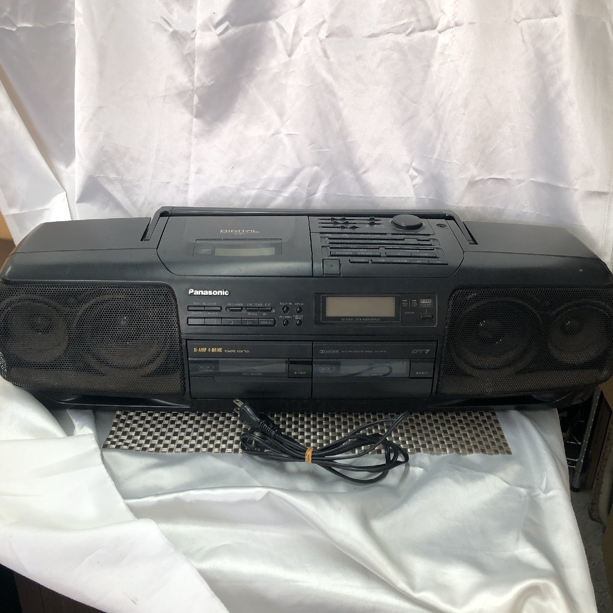 現状保管品/KSH】Panasonic RX-DT7 CDラジカセ RAK-RX3003W